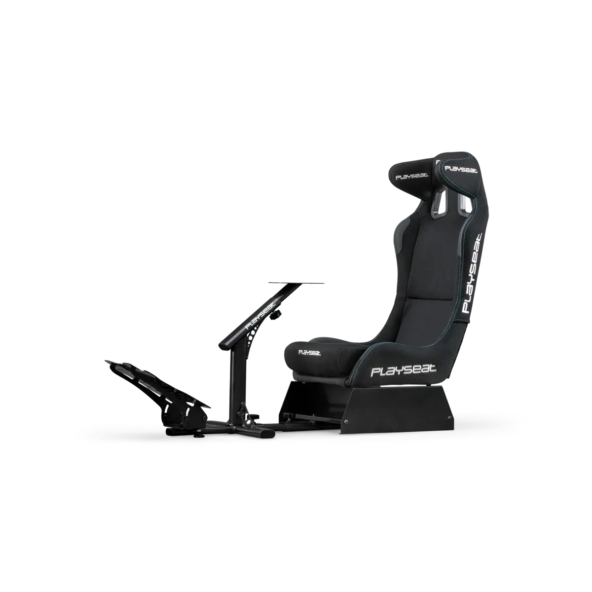 Playseat Evolution Pro cockpit with racing seat
